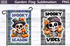 Halloween Garden Flag | Halloween Spooky Garden Flag Product Image 1