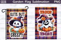 Halloween Garden Flag | Ghost Garden Flag Product Image 1