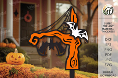 Halloween garden stakes Bundle lasercut. Halloween Decor SVG Product Image 11