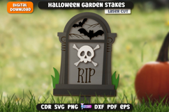 Halloween Garden Sign Laser Cut | Seasonal Garden Decoration Product Image 1