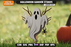 Halloween Garden Stakes Laser Cut Bundle, Wooden Garden Sign Product Image 9