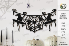 Halloween Garland Laser Cut. Halloween Wall Decor SVG Product Image 1