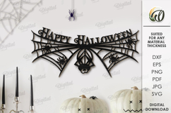 Halloween Garlands Bundle Lasercut. Halloween Wall Decor SVG Product Image 4