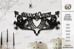 Halloween Garlands Bundle Lasercut. Halloween Wall Decor SVG Product Image 7