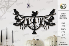 Halloween Garlands Bundle Lasercut. Halloween Wall Decor SVG Product Image 9