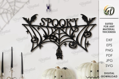 Halloween Garlands Bundle Lasercut. Halloween Wall Decor SVG Product Image 11
