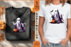 Sweet ghost|Pumpkins|halloween ghost Sublimation| Print Product Image 2