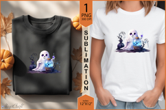Sweet ghost|Pumpkins|halloween ghost Sublimation| Print Product Image 1