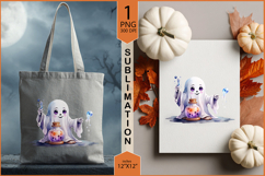 Cute ghost|Pumpkins|halloween ghost Sublimation| Print ghost Product Image 1