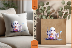 Cute ghost|Pumpkins|halloween ghost Sublimation| Print ghost Product Image 3