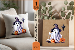 Sweet ghost|Pumpkins|halloween ghost Sublimation| Print Product Image 2