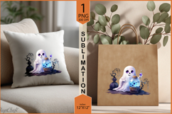 Sweet ghost|Pumpkins|halloween ghost Sublimation| Print Product Image 2