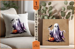Sweet ghost|Pumpkins|halloween ghost Sublimation| Print Product Image 3