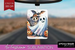 Ghost Air Freshener PNG - Halloween Ghost PNG Sublimation Product Image 1