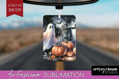 Ghost Air Freshener PNG - Halloween Ghost PNG Sublimation Product Image 1