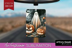 Ghost Air Freshener PNG - Halloween Ghost PNG Sublimation Product Image 1