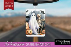 Ghost Air Freshener PNG - Halloween Ghost PNG Sublimation Product Image 1