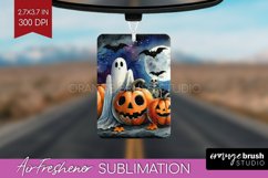 Ghost Air Freshener PNG - Halloween Ghost PNG Sublimation Product Image 1