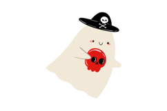 Cute Halloween Ghost Clipart Set Product Image 5