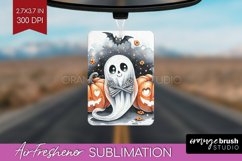 Ghost Air Freshener PNG - Halloween Ghost PNG Sublimation Product Image 1