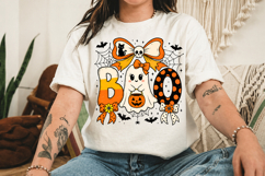 Halloween Ghost Bow Png, Cute Boo Ghost With Bow Sublimation Product Image 3