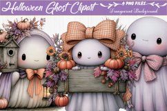 Halloween Ghost Clipart Product Image 1