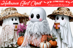 Halloween Ghost Clipart Product Image 1