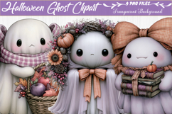 Halloween Ghost Clipart Product Image 1