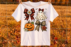 Halloween Ghost Coquette Png,Leopard Pumpkin Ghost PNG Product Image 2