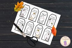 Printable Halloween Gift Tags, Ghost Gift Tags Product Image 1