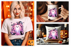 halloween ghost flower pot png, pumpkin ghost clipart, floral halloween sublimation, cute ghost with flowers png, halloween pumpkin flower design, spooky cute clipart, ghost pumpkin png, halloween sublimation design, autumn floral ghost clipart, halloween