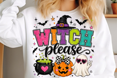 Halloween Ghost Pumpkin Sublimation Design Product Image 3