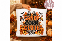 Halloween Ghost Pumpkin Sublimation PNG Product Image 1
