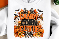 Halloween Ghost Pumpkin Sublimation PNG Product Image 2