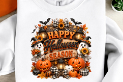 Halloween Ghost Pumpkin Sublimation PNG Product Image 2