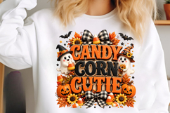 Halloween Ghost Pumpkin Sublimation PNG Product Image 3