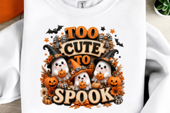Halloween Ghost Pumpkin Sublimation PNG Product Image 3