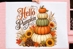 Halloween Ghost Pumpkin Sublimation Png Product Image 3