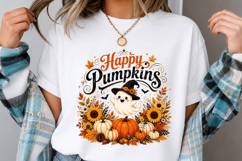 Halloween Ghost Pumpkin Sublimation Png Product Image 4