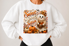 Halloween Ghost Pumpkin Sublimation Png Product Image 5