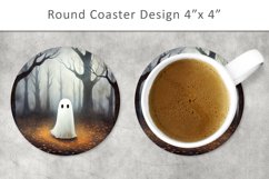 Halloween ghost coaster, kitchen decor Product Image 1