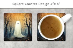 Halloween Ghost Square Coaster Bundle Product Image 8