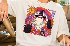 Halloween Ghost Sublimation, Retro Witchy Season Design Product Image 2