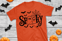 Spooky Ghost Halloween Cut File Product Image 2