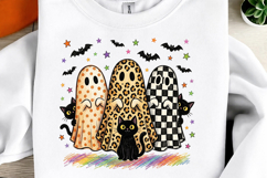 Halloween Ghost Trio PNG, Spooky Season PNG Product Image 2
