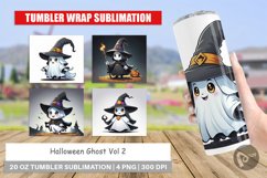 Tumbler Wrap Halloween Ghost Product Image 1