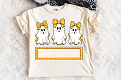 Halloween Ghosts PNG, Ghosts Coquette Bow Sublimation Product Image 2