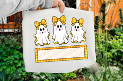 Halloween Ghosts PNG, Ghosts Coquette Bow Sublimation Product Image 3