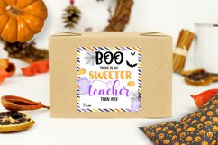  Halloween Teacher Gift Tag I Halloween Candy Favor Tags