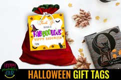 HALLOWEEN GIFT TAGS STICKERS PRINTABLE- HALLOWEEN TREAT BAG FAVOR LABELS- HALLOWEEN GIFT TAGS